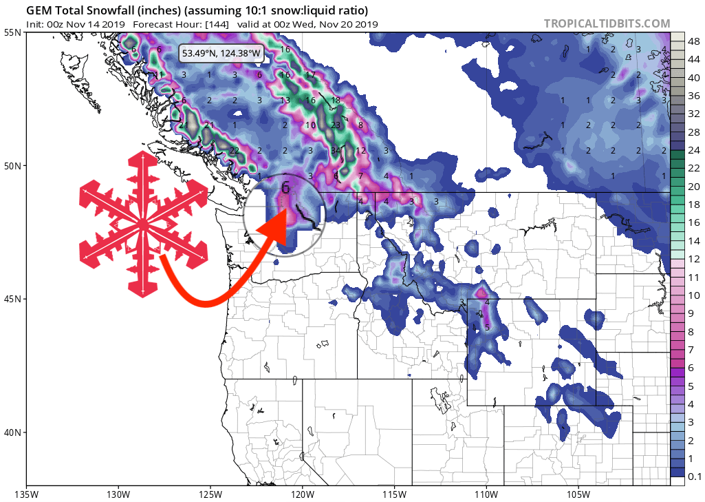 mt baker, Washington, forecast