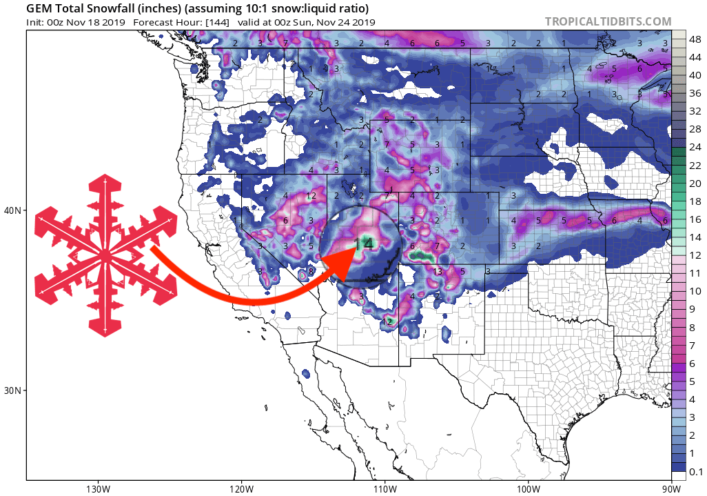 Utah, forecast