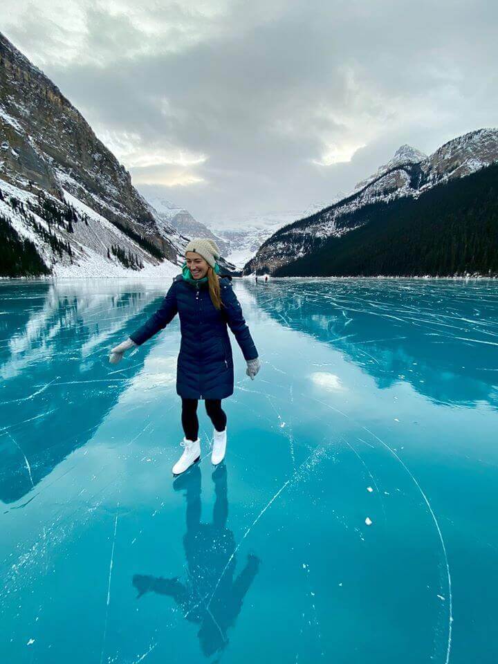 Skating on a Frozen Lake