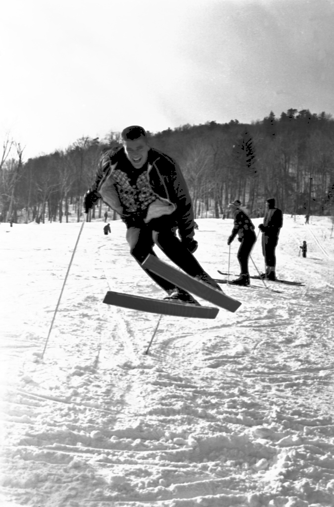 skiing and whiskey