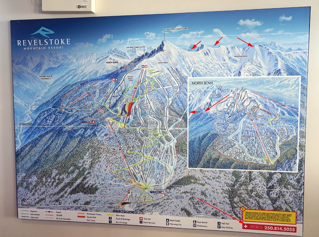 Revelstoke Mountain Resort Map Revelstoke Mountain Resort, Bc Lift-Served Backcountry - Steeps And Deeps -  Snowbrains