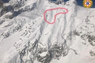 avalanche, mont blanc, Italy