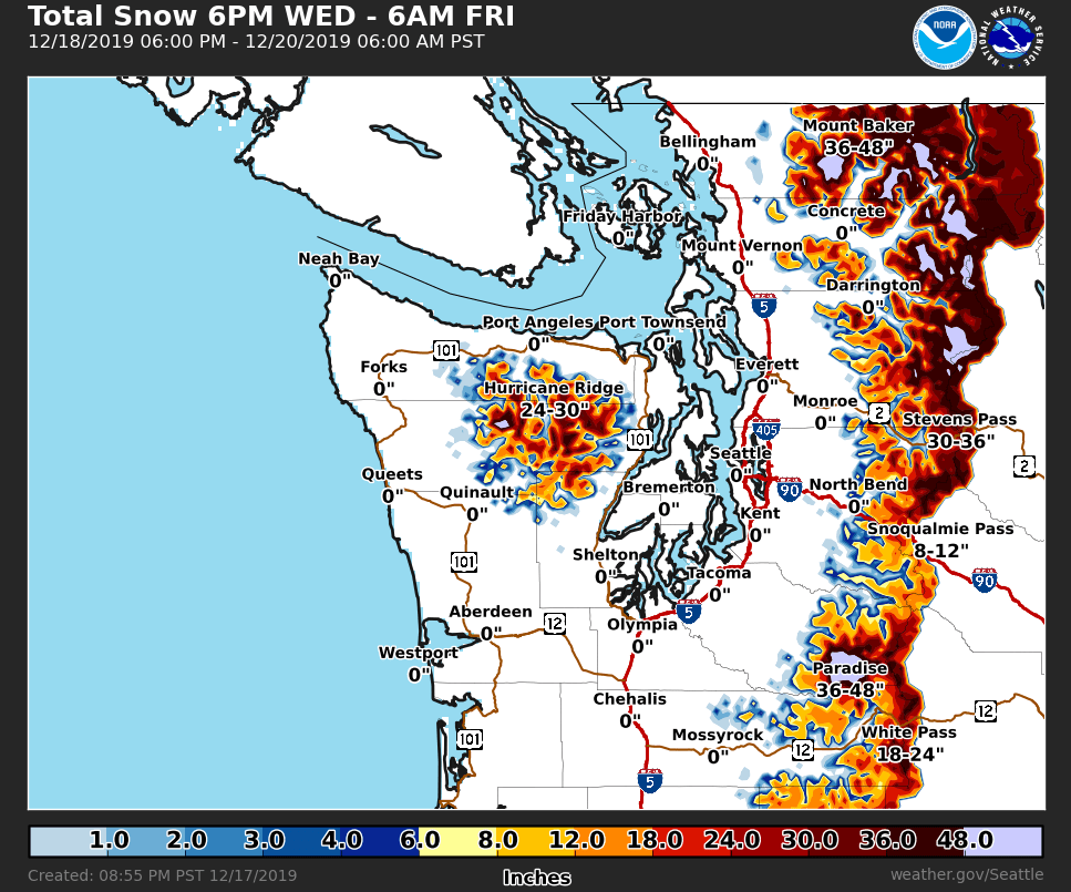 Washington, forecast