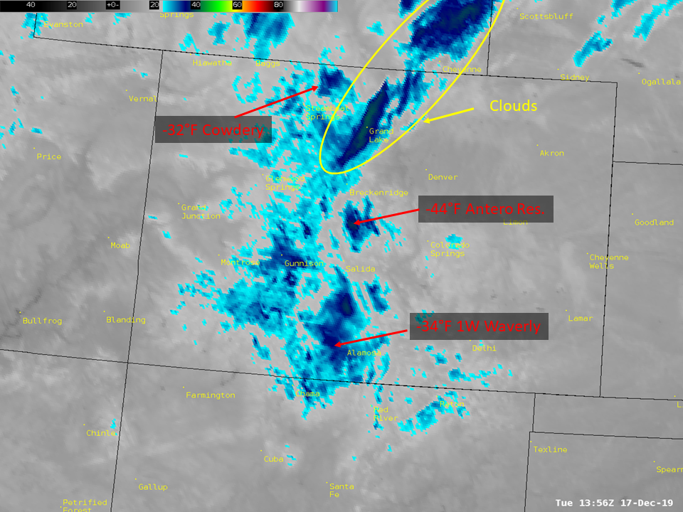 Temperature Fell to 44ºF in Colorado Yesterday Coldest In All of