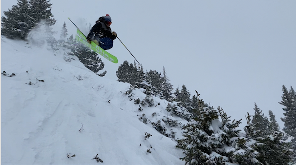 Tom Derks sending it at Alta