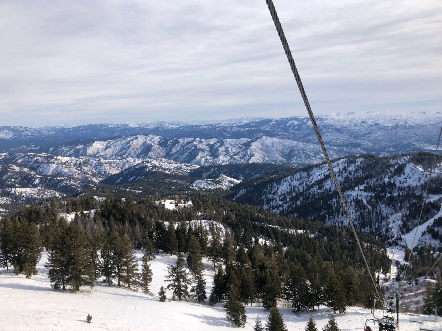 great views of boise wilderness 