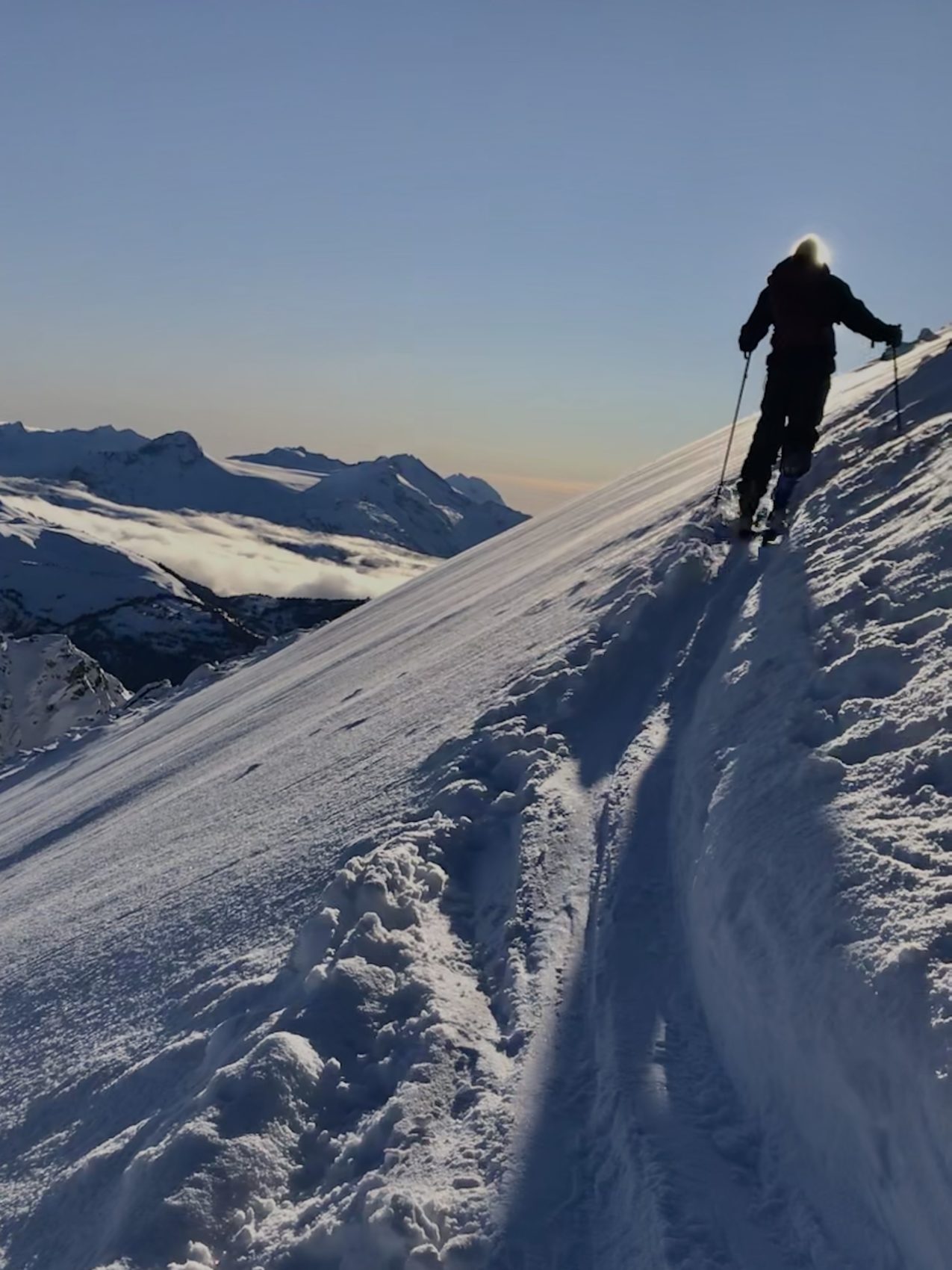 Skin Track Whistler Blackcomb