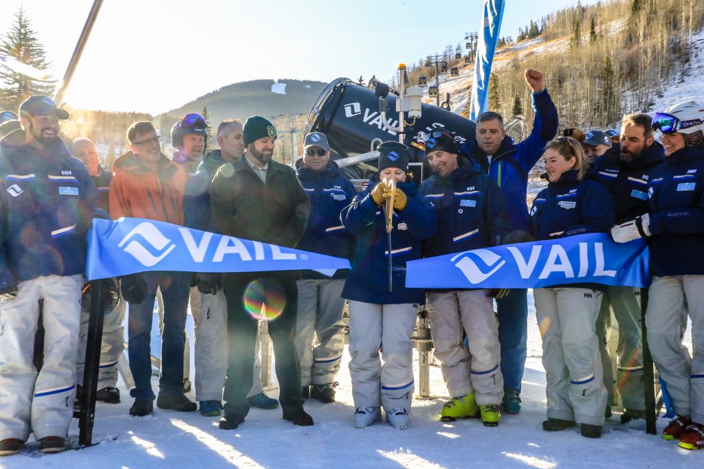 Opening day at Vail Mountain 