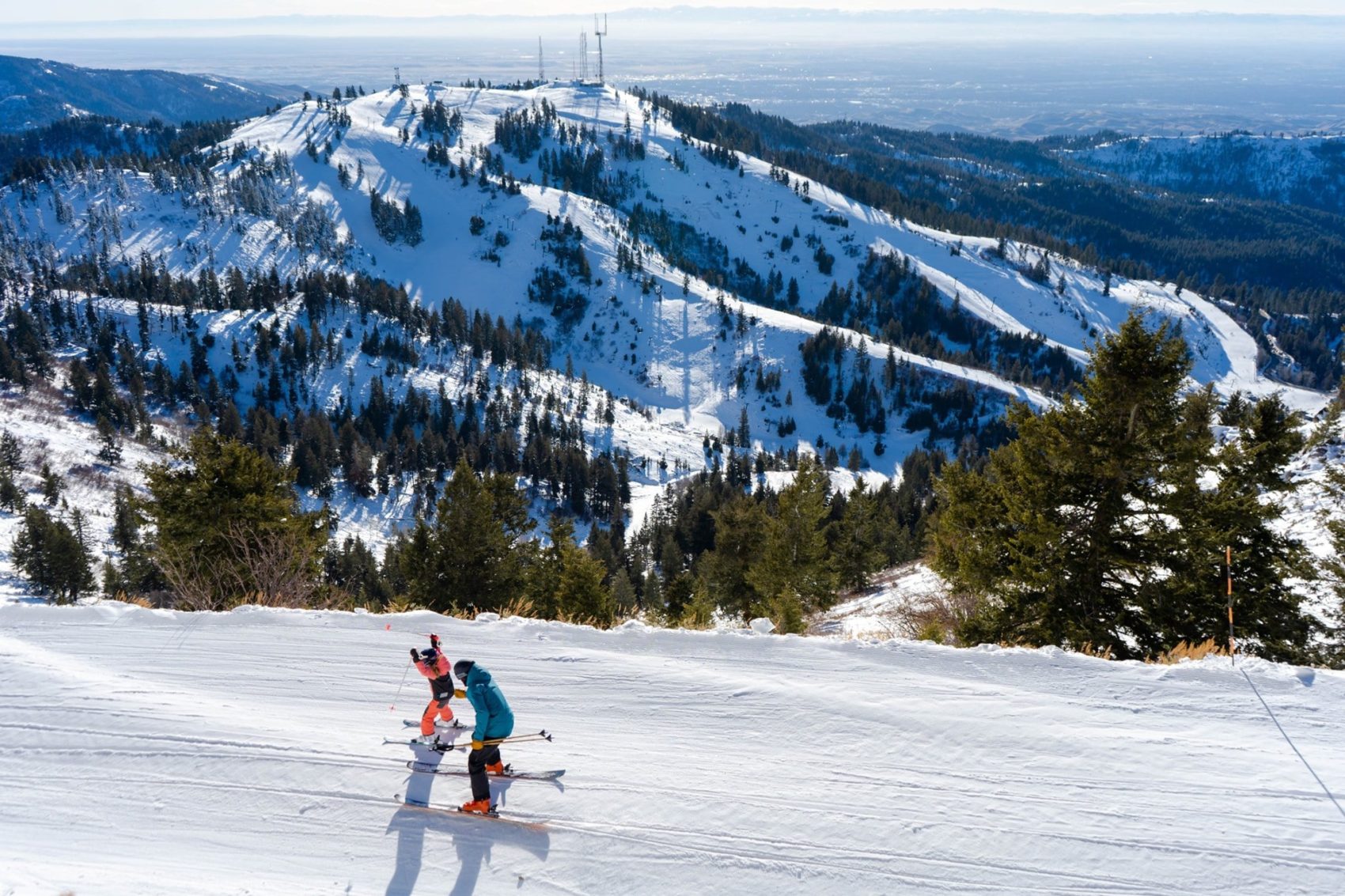 ski views from bogus basin 