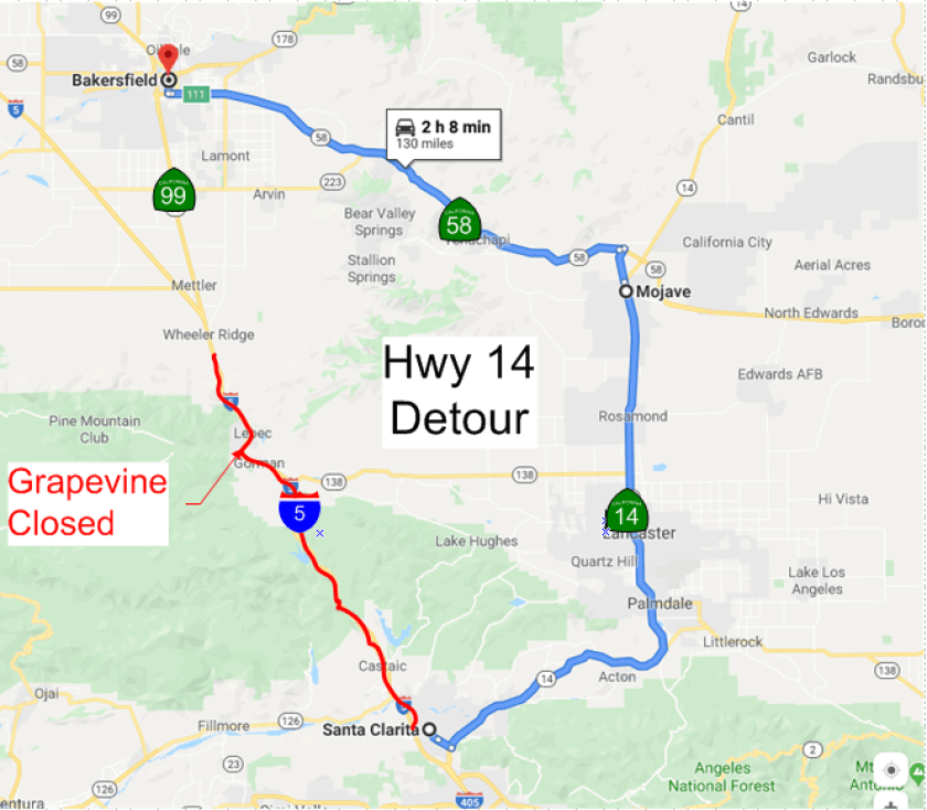 Grapevine alternative route