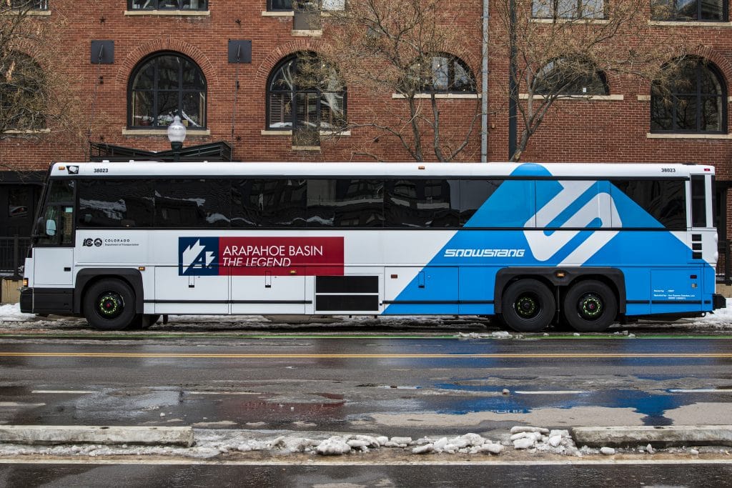 snowstang bus colorado denver grand junction