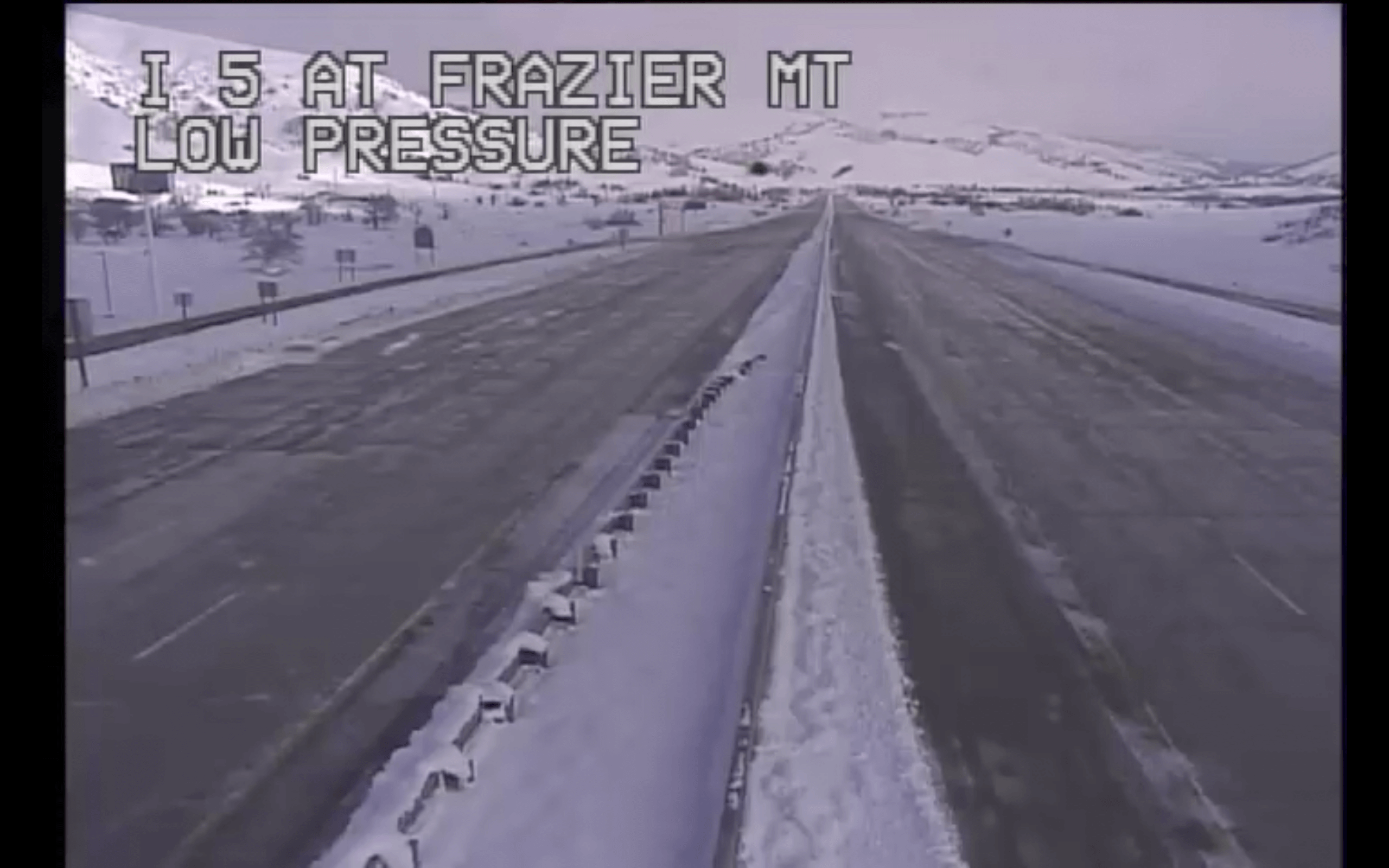 Interstate 5 Grapevine CLOSED for Icy Conditions SnowBrains