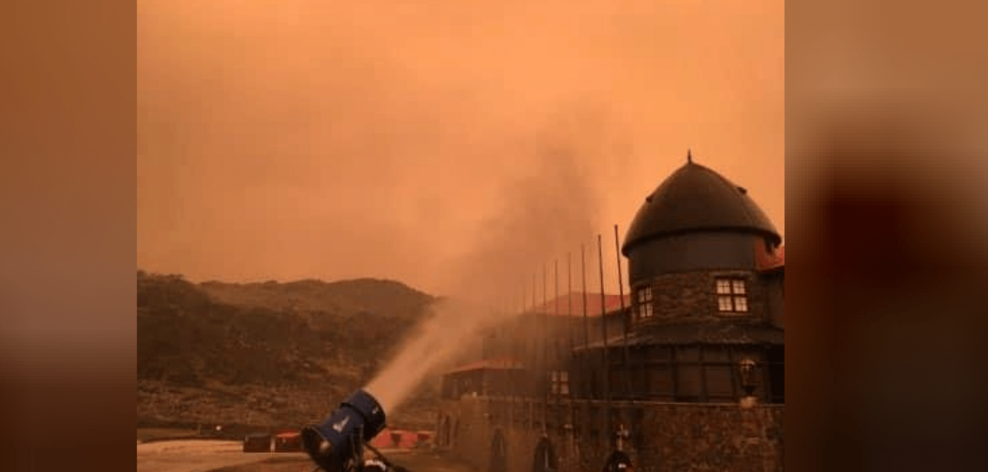 Australian, Perisher snow gun fire 