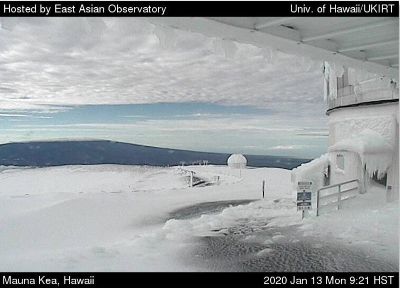 Winter storm in Hawaii