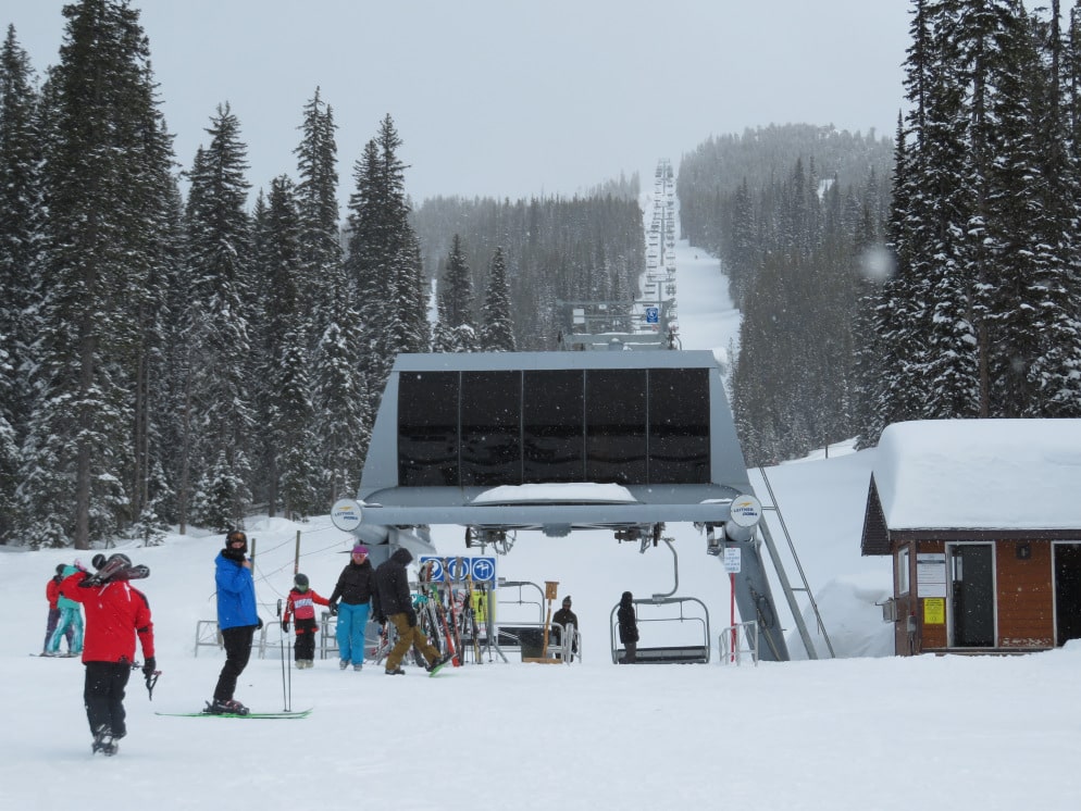 baldy mountain, sugar lump quad, chairlift