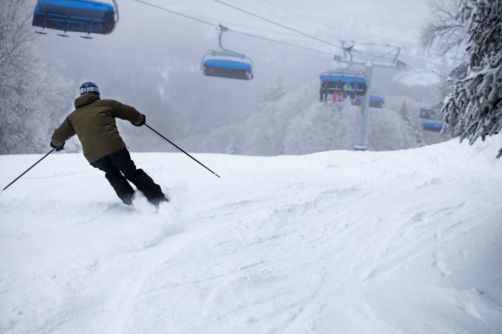 fresh turns at killington