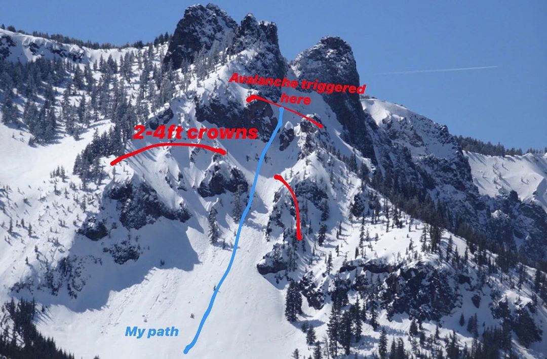 avalanche, Paulina Peak, oregon