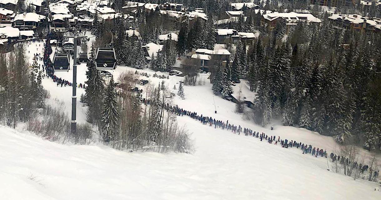 VIDEO Vail, CO Lift Line Apocalypse This Is Why More People Are