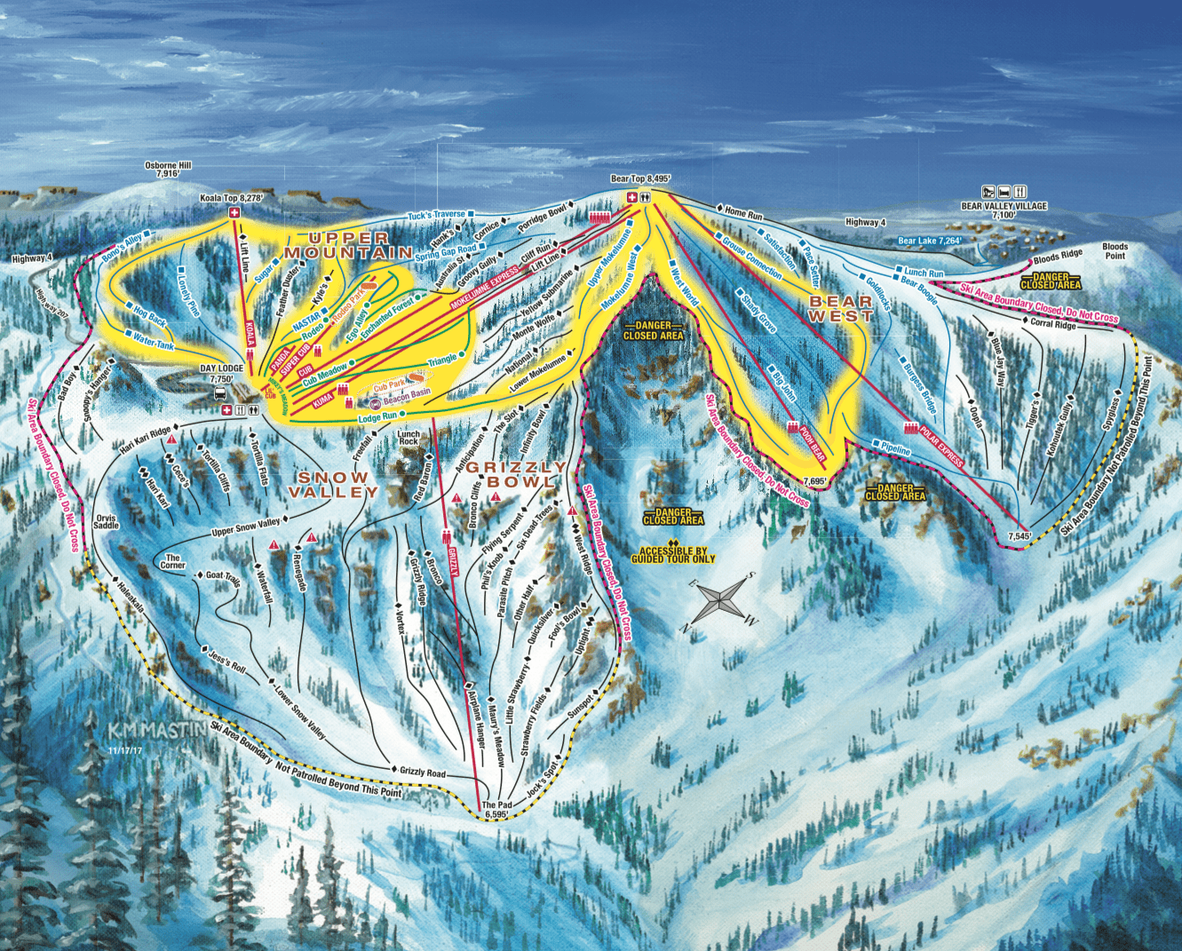 ski map