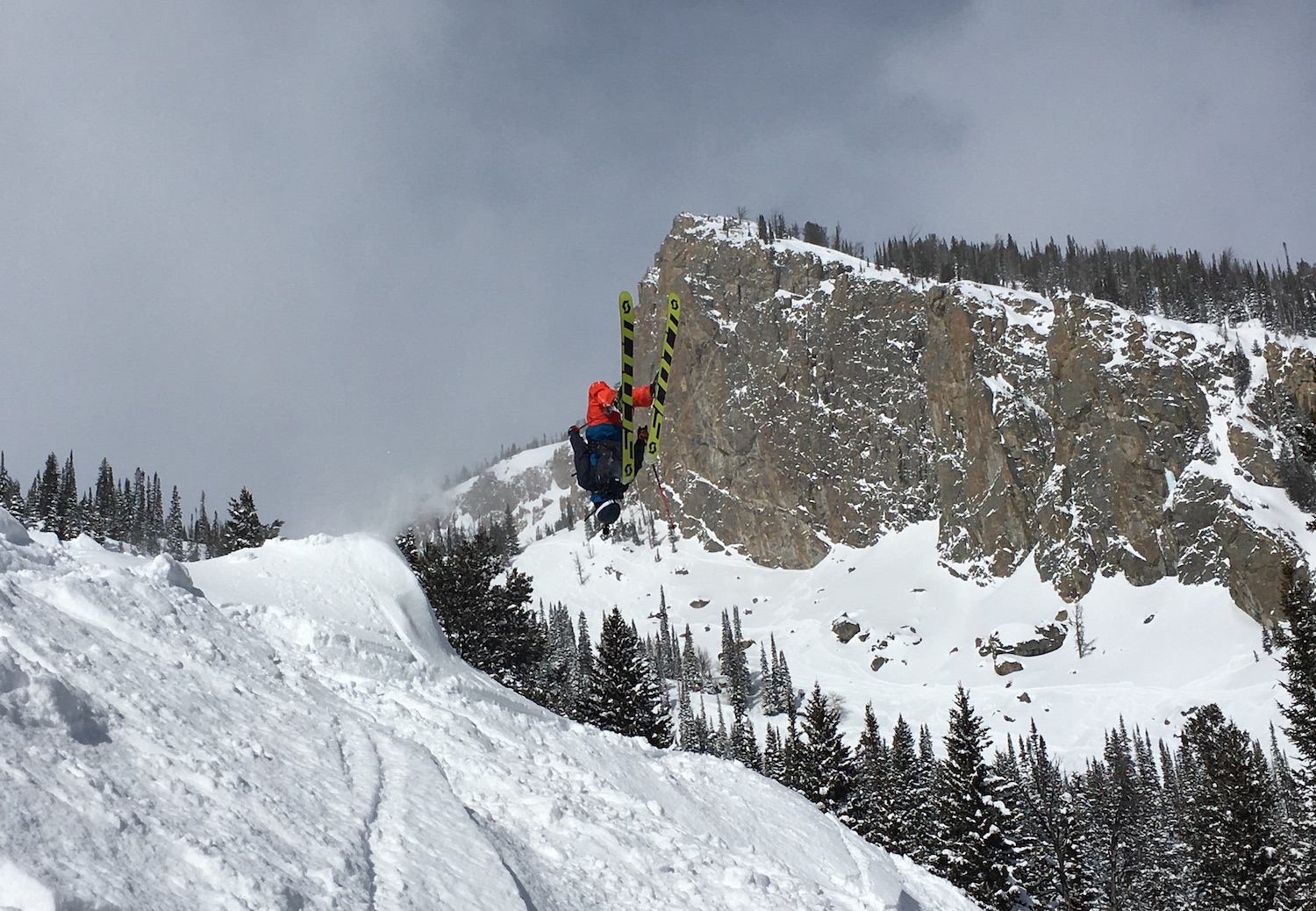 Jackson Hole Wy Report 406 Of Snowfall This Season Blue Skies And Deep Powder Snowbrains 8765