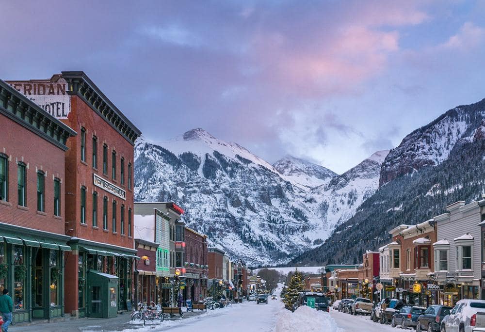 Mountain Town, Telluride, Colorado, top ski resorts