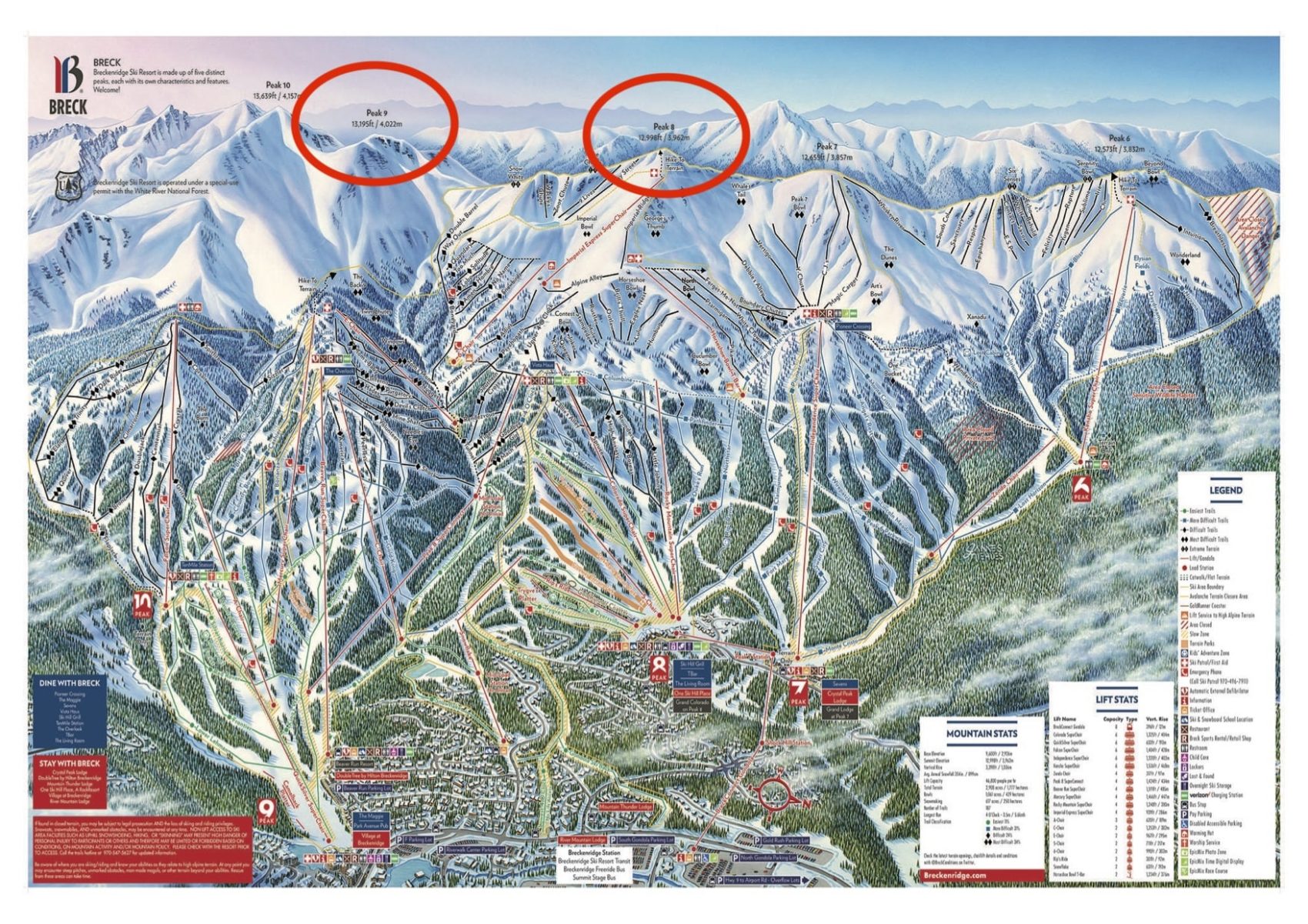 breckenridge, trail map, colorado