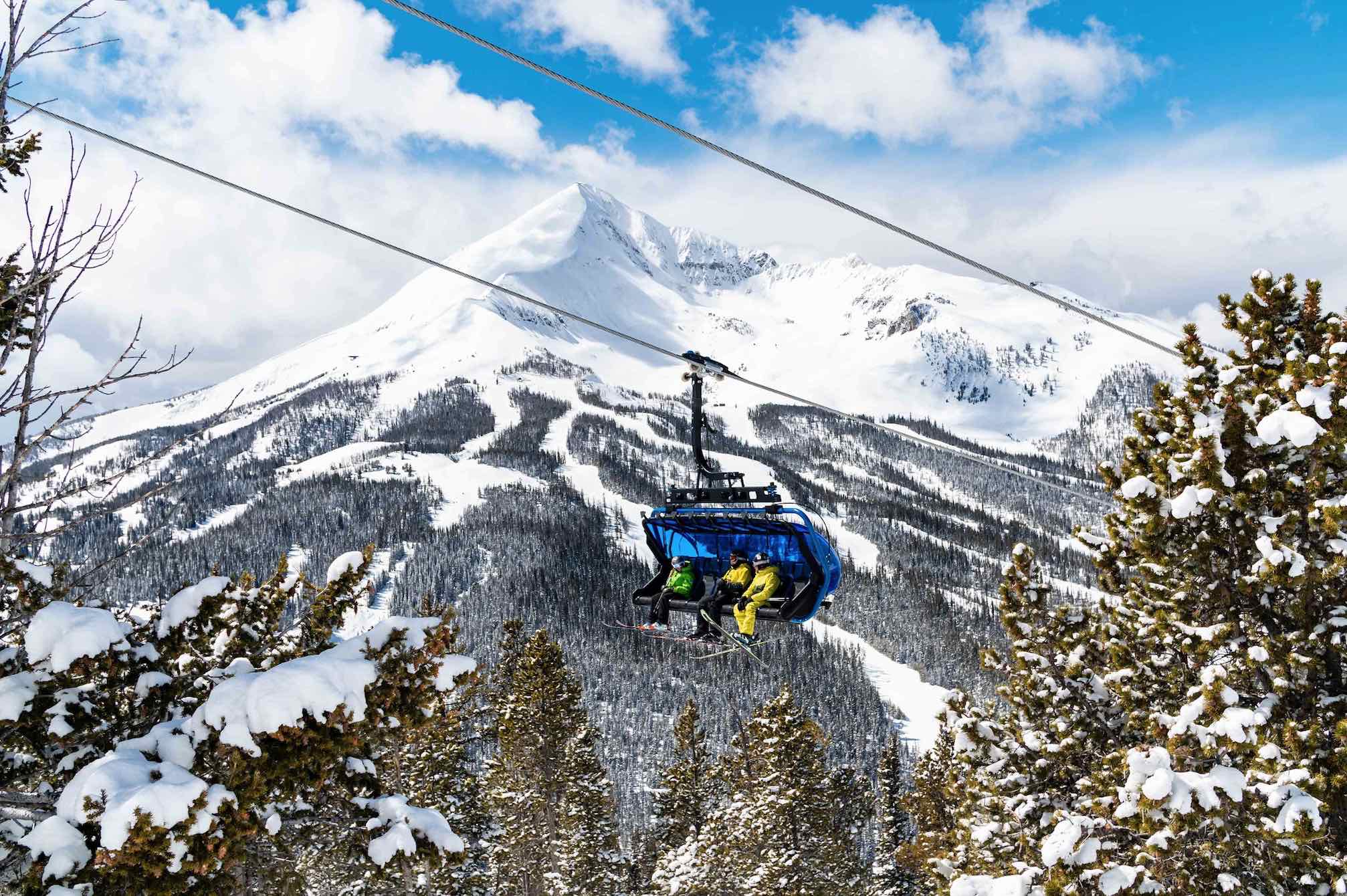 big sky, lifts, green