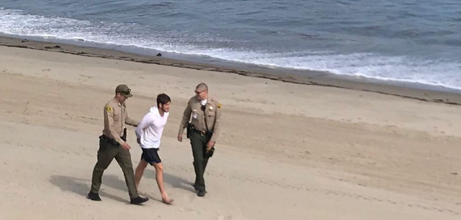 surfer, arrested, Malibu
