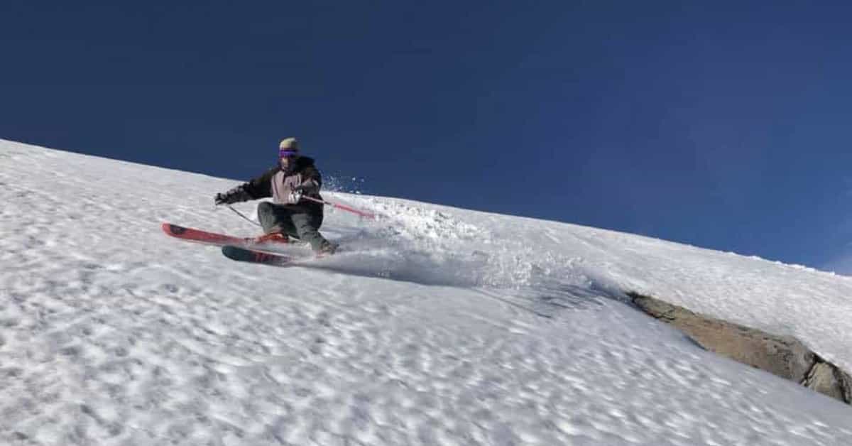 corn snow at squaw valley, skiing corn, andy hays skiing corn, spring snow conditions at squaw