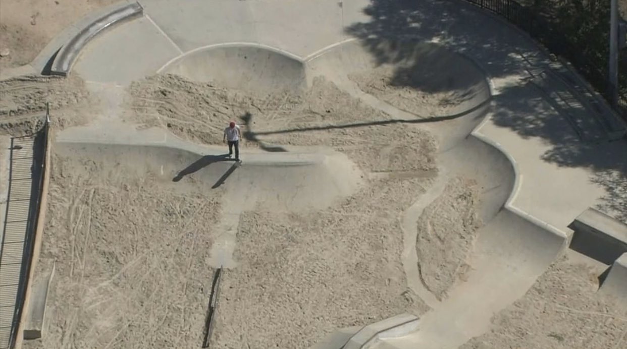 skate parks, california, filled sand