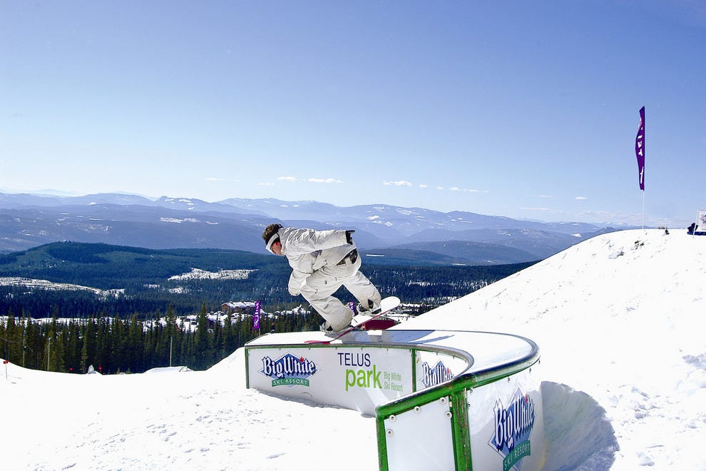 big white, Telus terrain park, bc