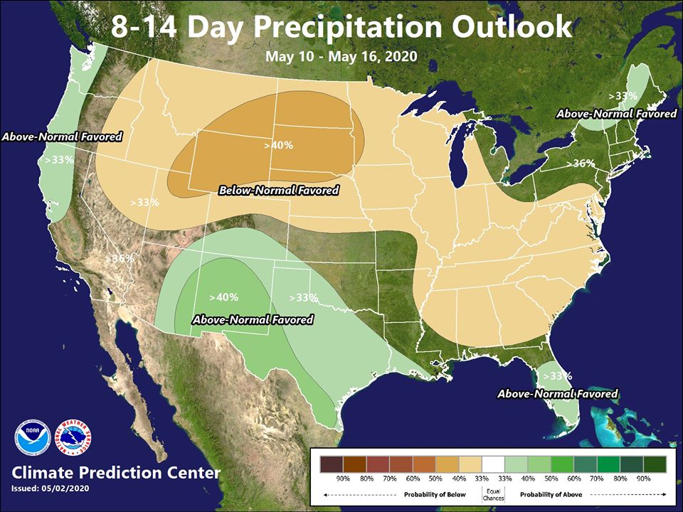 precipitation, outlook