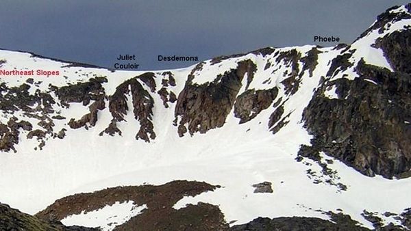 Juliet Couloir, Mount Neva, Colorado