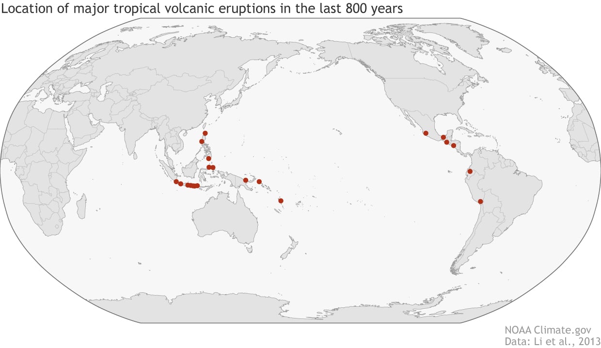 volcano, el niño