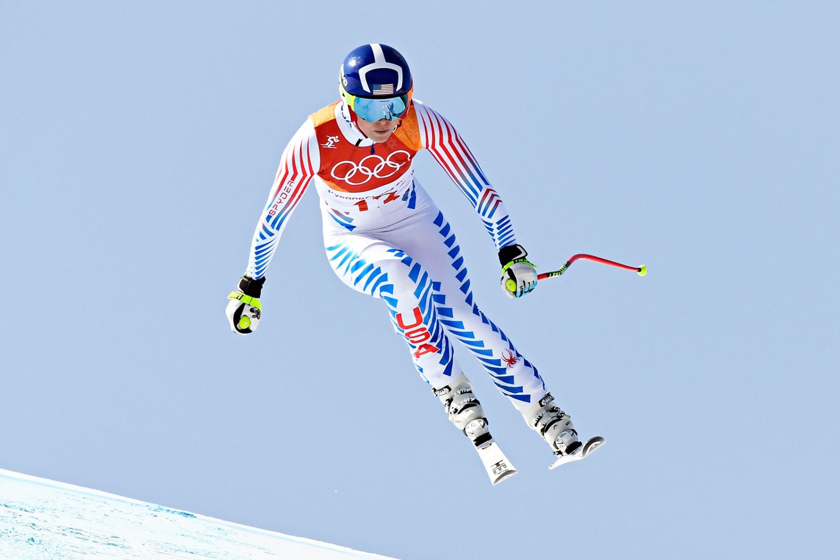 Lindsey Vonn downhill third place Olympics 2018