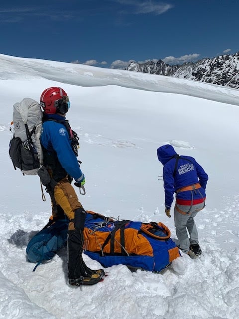 Mount Neva, climber, rescued, colorado, Juliet Couloir