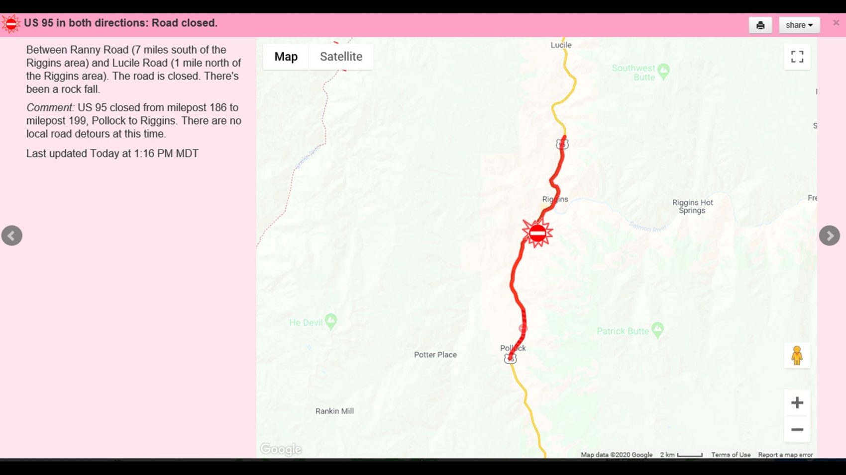 IDT Road Closure