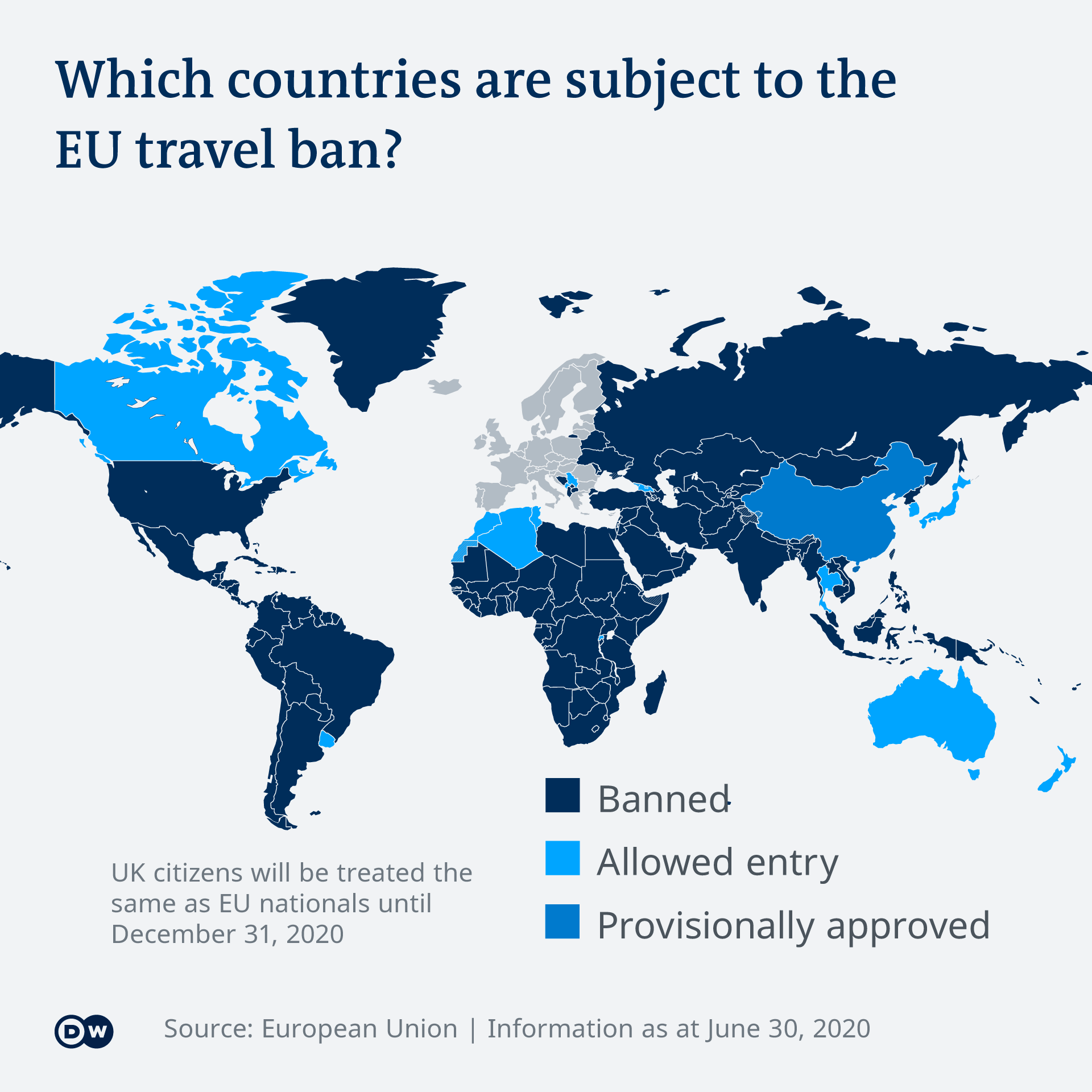 EU Eases Up on Travel Ban but Excludes US SnowBrains