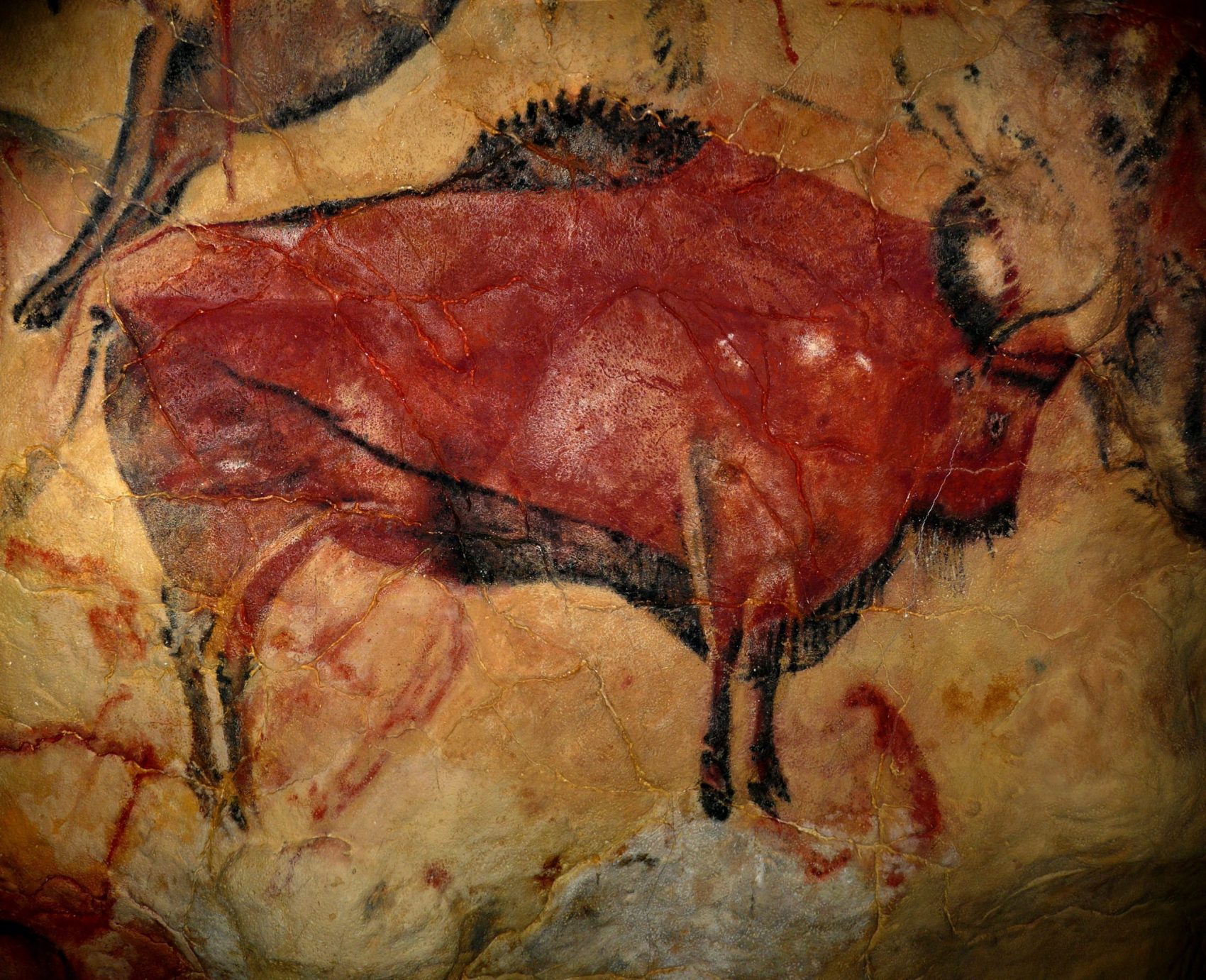 Rock Painting, Bison Steppe