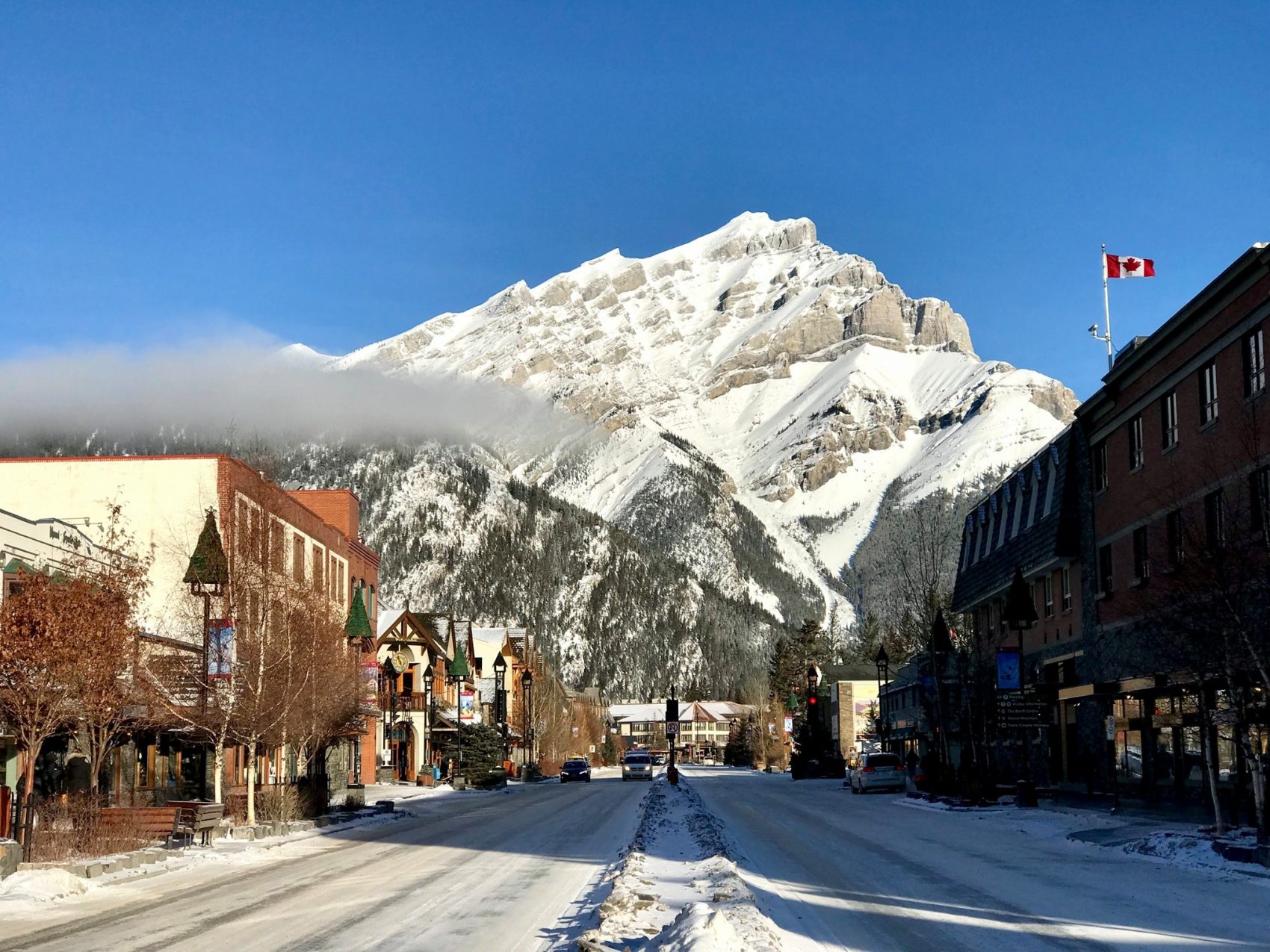 ski towns, Banff, Alberta, 