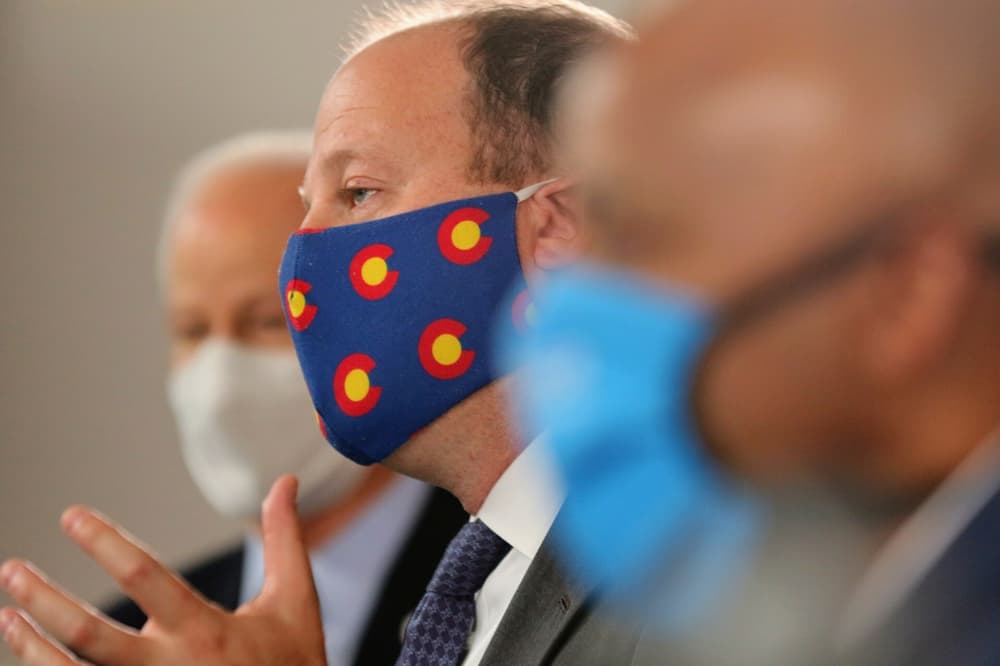 Jared Polis, colorado, mask order,