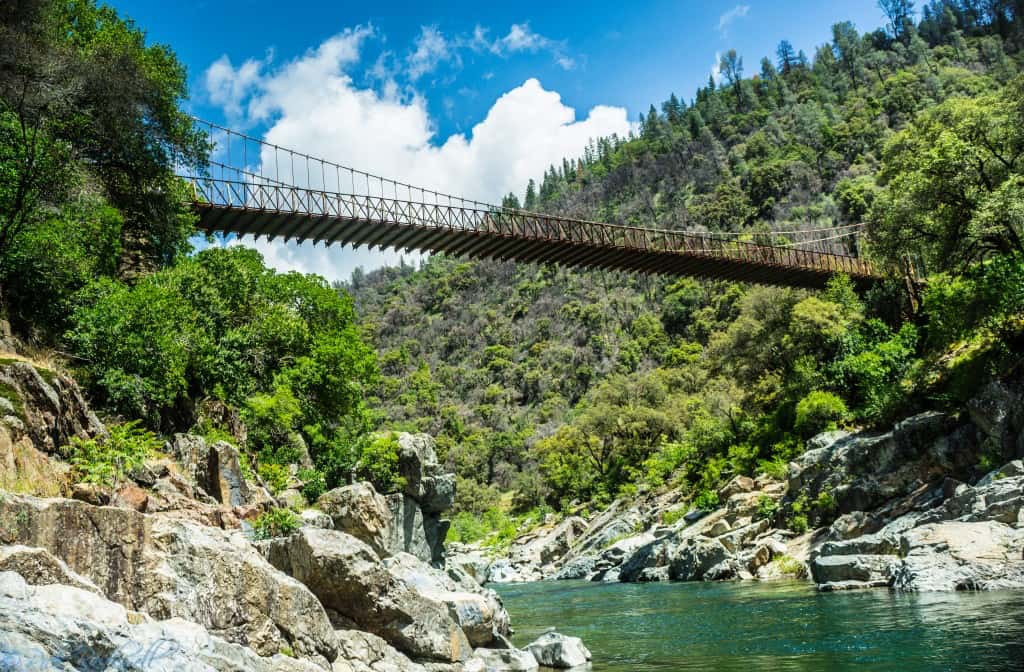 swimming hole, yankee Jims, California,