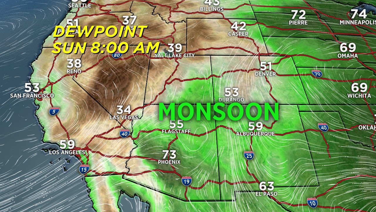 Monsoon Possible for Colorado this Weekend First One of the Season