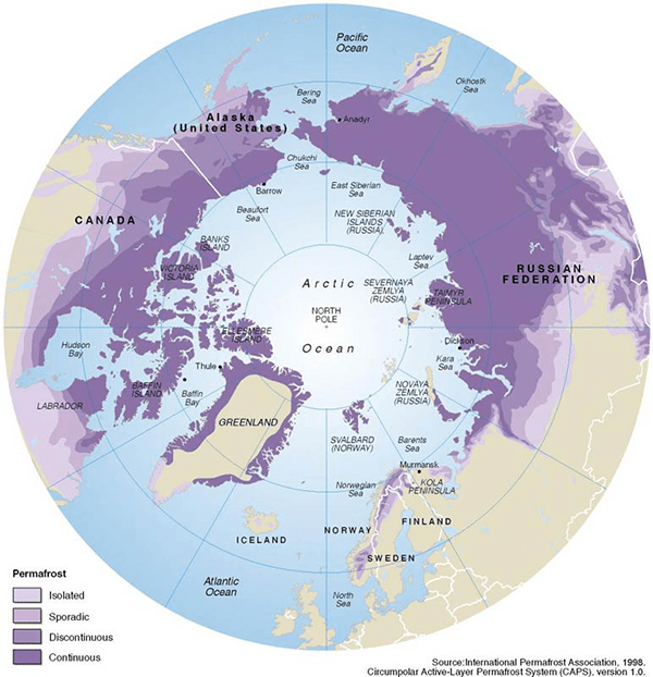 Permafrost Distribution