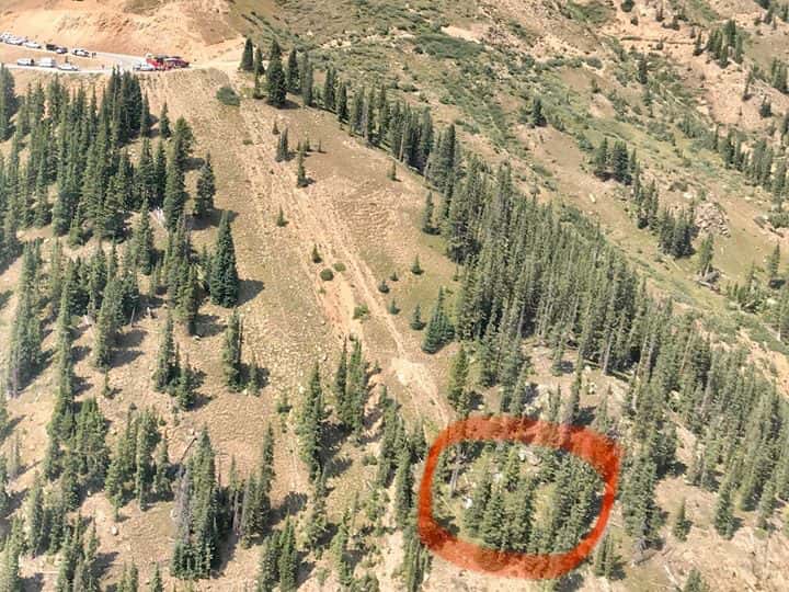 independence pass, aspen, Colorado, car off edge