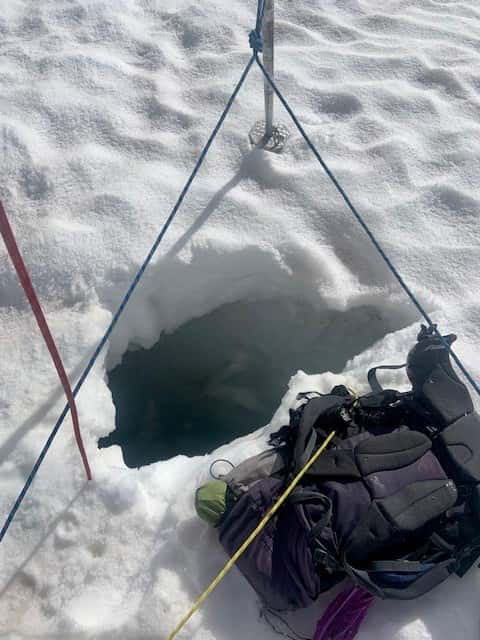 crevasse,