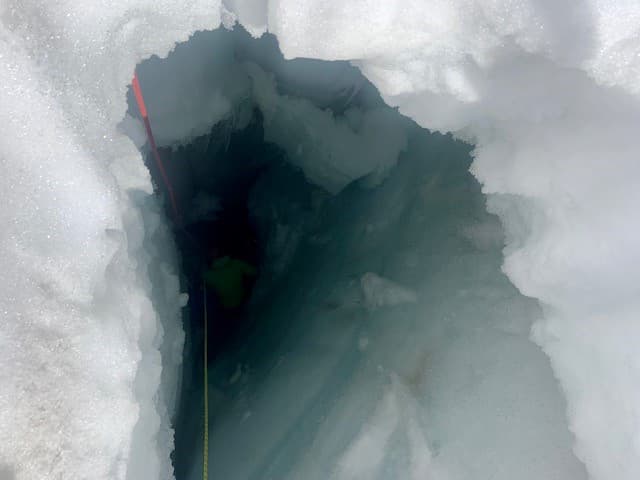 crevasse,