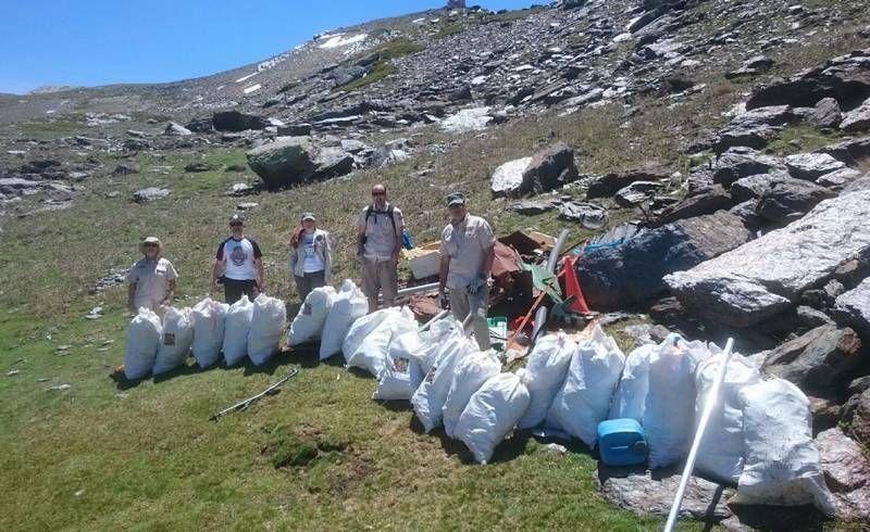 Sierra Nevada Limpia, Members, Garbage, Granada, Spain