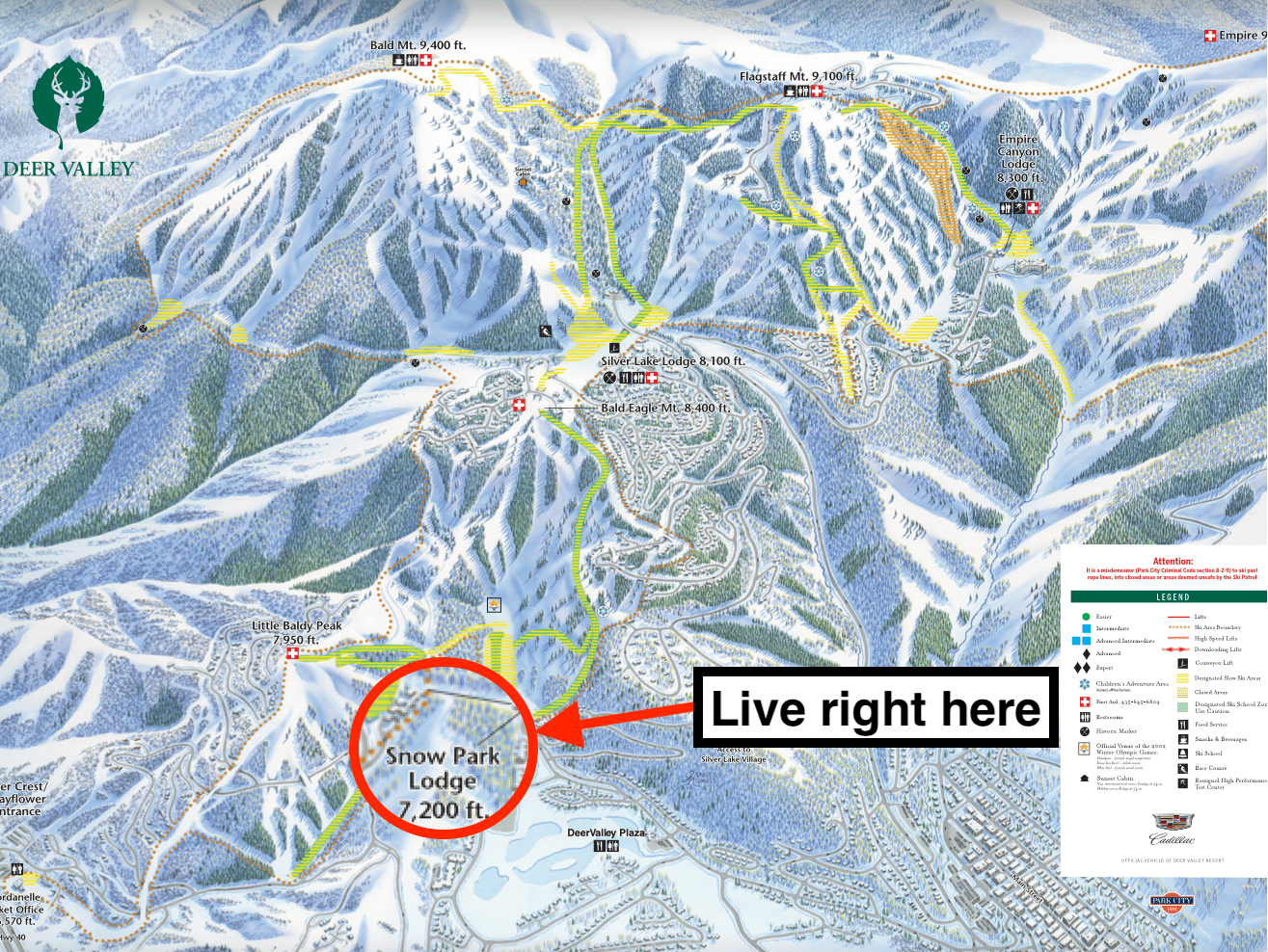 deer valley, utah, trail map