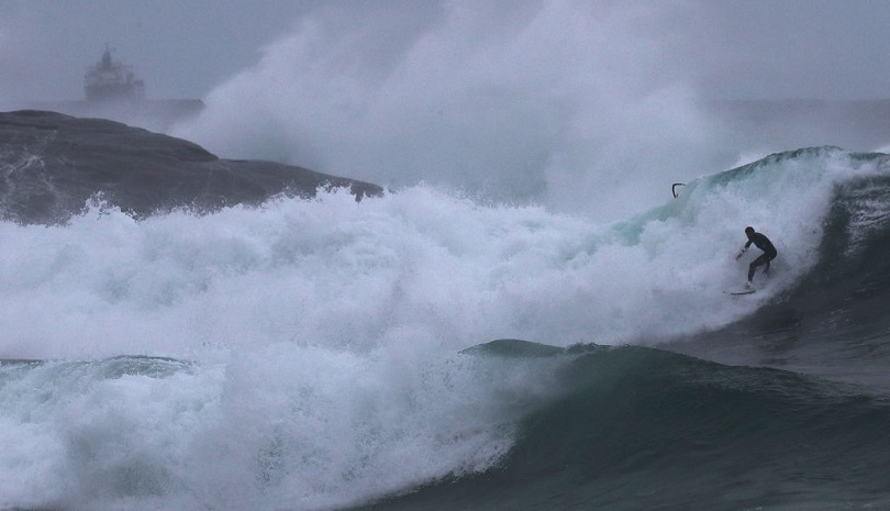 surf, hurricane, surfer